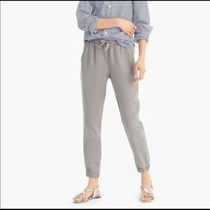 JCrew Point Sur Linen Joggers